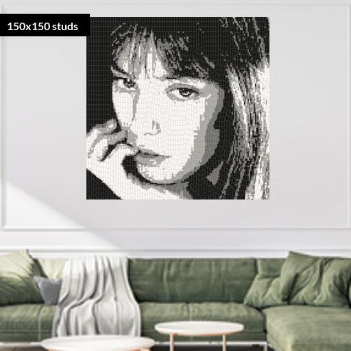 150*150studs, 120*120cm, 47.25*47.25inch