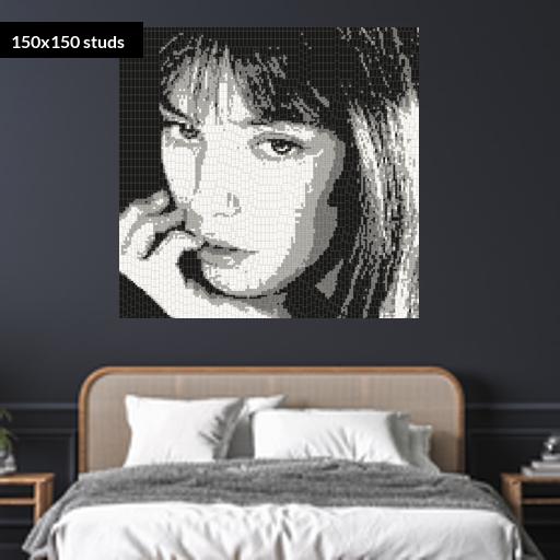 150*150studs, 120*120cm, 47.25*47.25inch