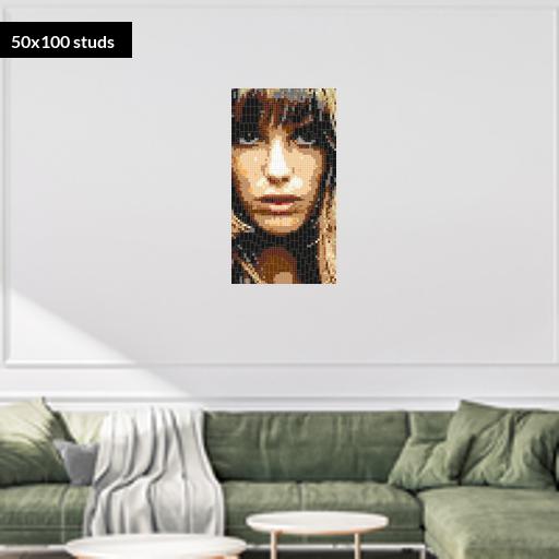 50*100studs, 40*80cm, 15.75*31.5inch