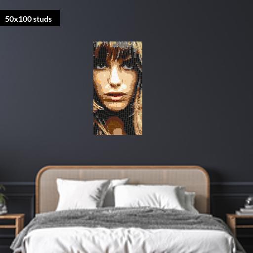 50*100studs, 40*80cm, 15.75*31.5inch
