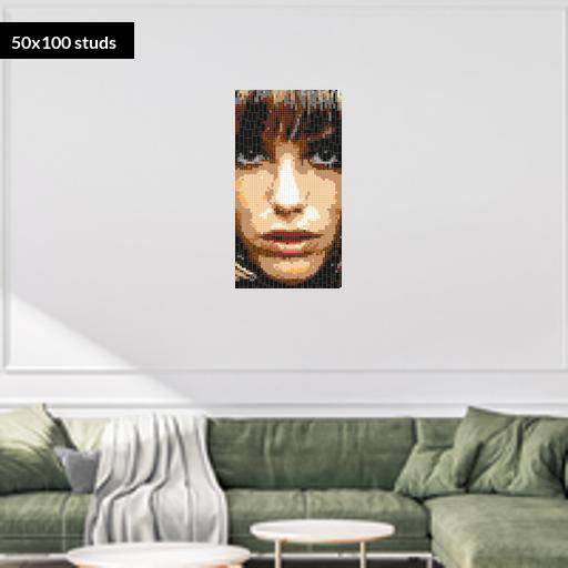 50*100studs, 40*80cm, 15.75*31.5inch
