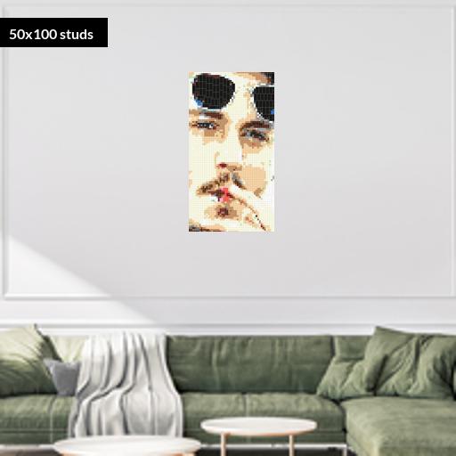 50*100studs, 40*80cm, 15.75*31.5inch