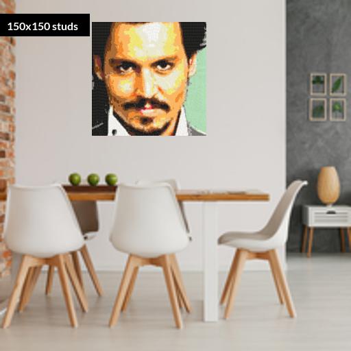 150*150studs, 120*120cm, 47.25*47.25inch