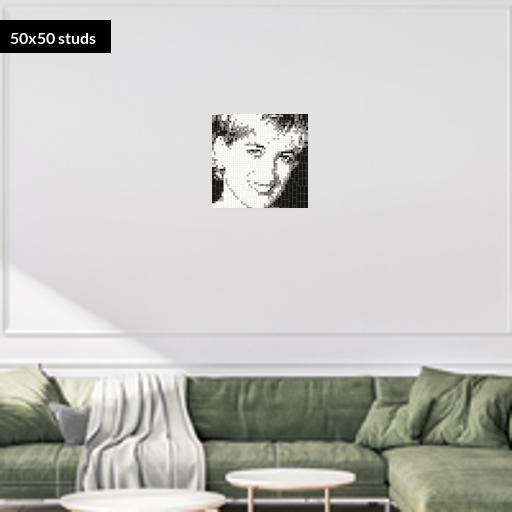 50*50studs, 40*40cm, 15.75*15.75inch