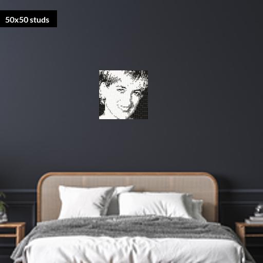 50*50studs, 40*40cm, 15.75*15.75inch