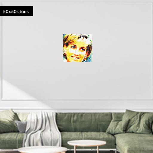 50*50studs, 40*40cm, 15.75*15.75inch