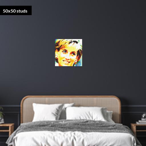 50*50studs, 40*40cm, 15.75*15.75inch
