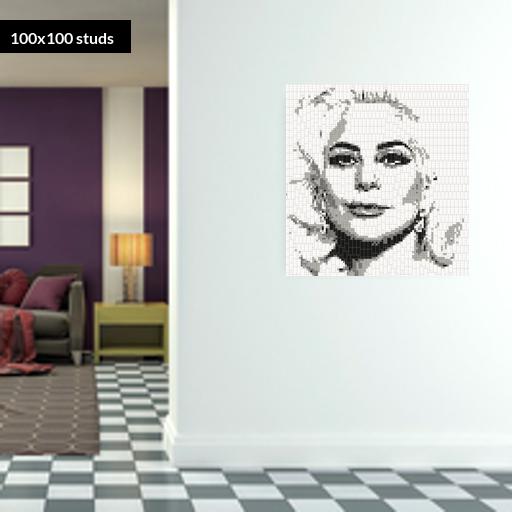 100*100studs, 80*80cm, 31.5*31.5inch