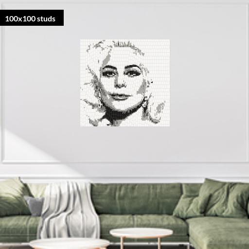 100*100studs, 80*80cm, 31.5*31.5inch