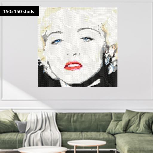 150*150studs, 120*120cm, 47.25*47.25inch
