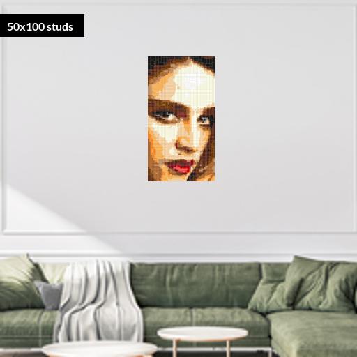 50*100studs, 40*80cm, 15.75*31.5inch