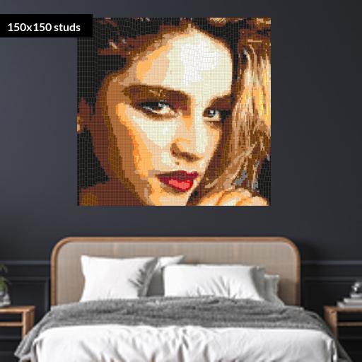 150*150studs, 120*120cm, 47.25*47.25inch