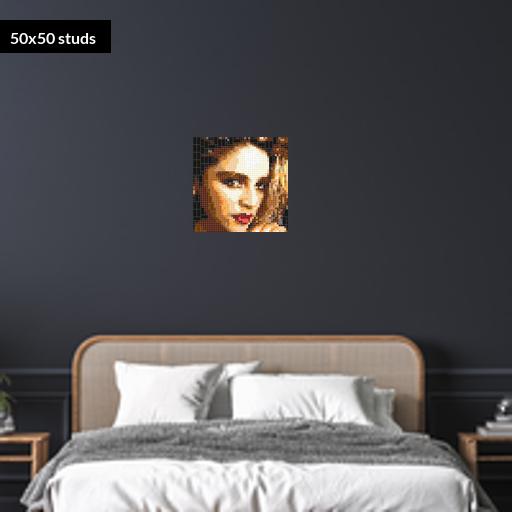 50*50studs, 40*40cm, 15.75*15.75inch