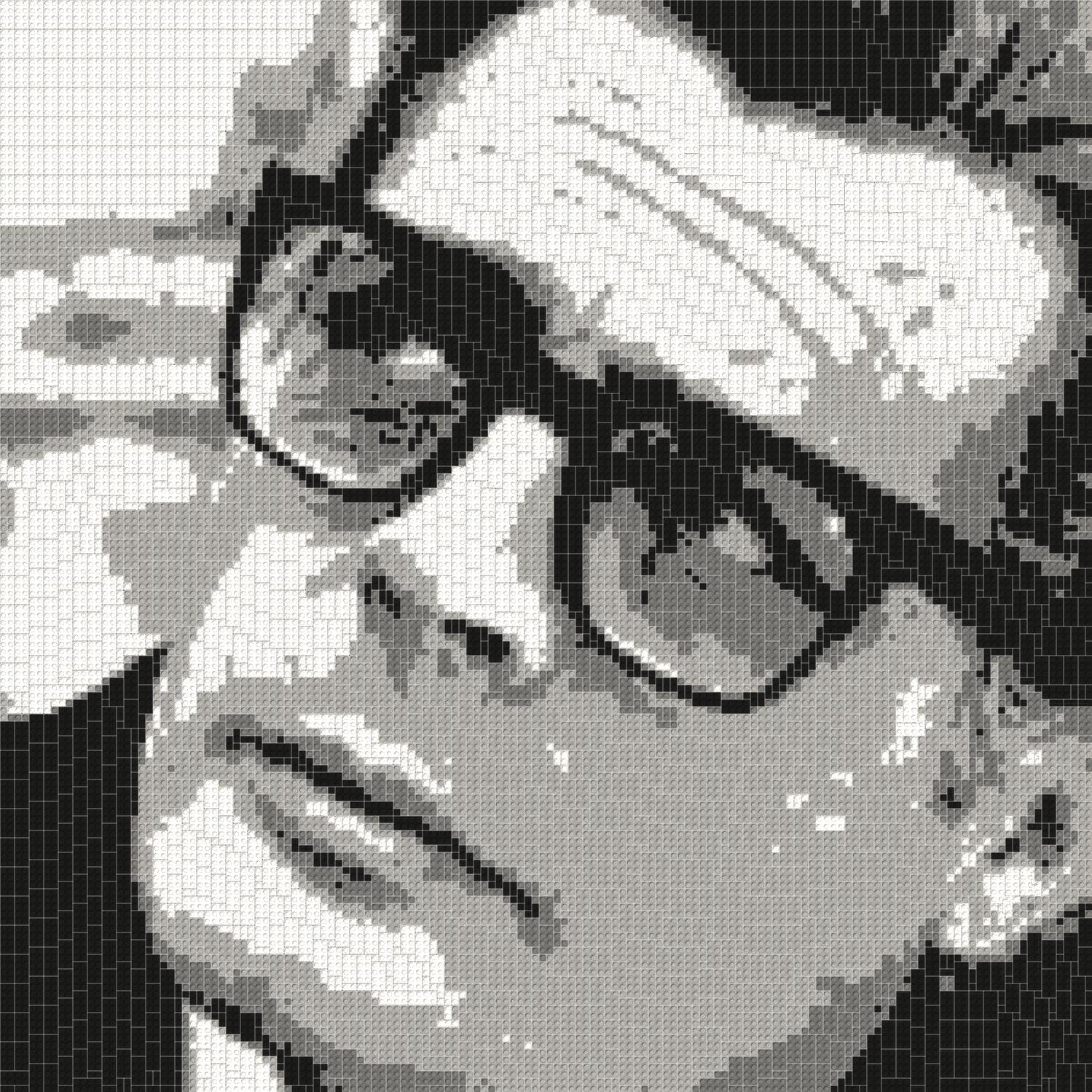 150*150studs, 120*120cm, 47.25*47.25inch