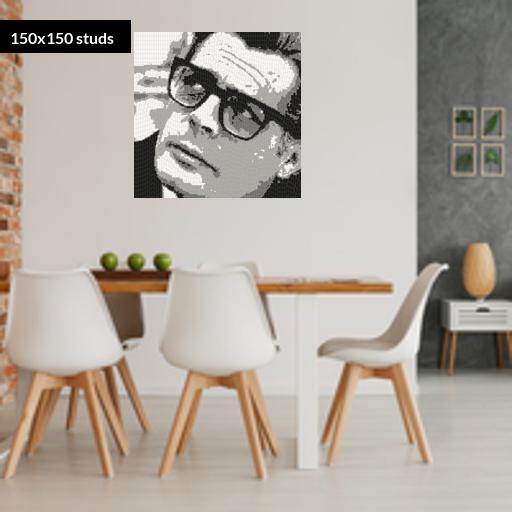 150*150studs, 120*120cm, 47.25*47.25inch