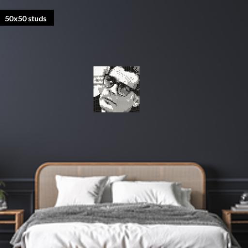 50*50studs, 40*40cm, 15.75*15.75inch