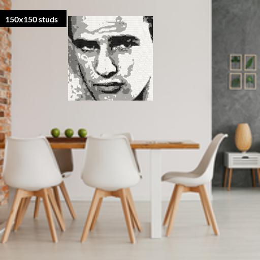 150*150studs, 120*120cm, 47.25*47.25inch