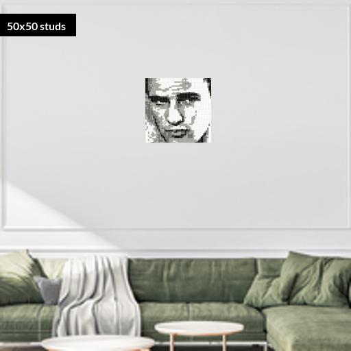 50*50studs, 40*40cm, 15.75*15.75inch