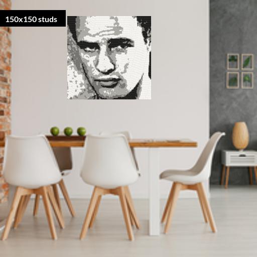 150*150studs, 120*120cm, 47.25*47.25inch