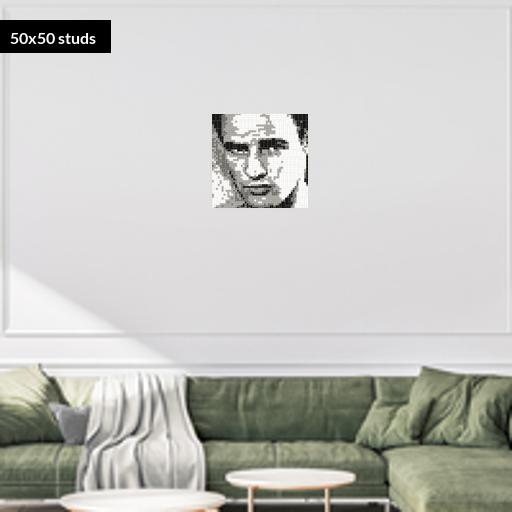 50*50studs, 40*40cm, 15.75*15.75inch