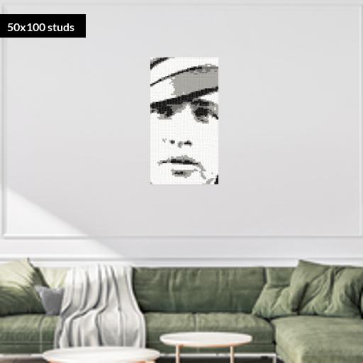 50*100studs, 40*80cm, 15.75*31.5inch