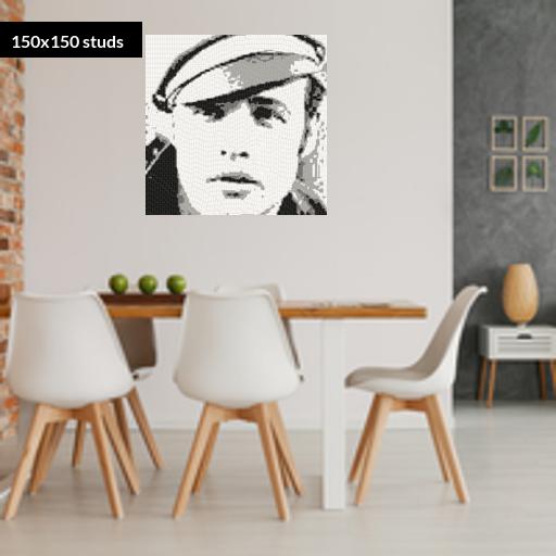 150*150studs, 120*120cm, 47.25*47.25inch