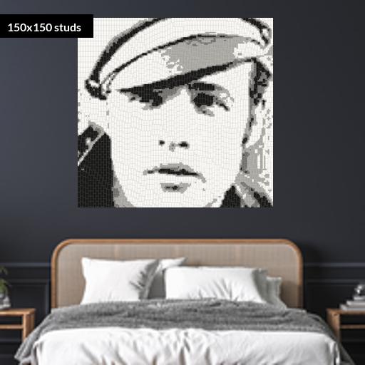 150*150studs, 120*120cm, 47.25*47.25inch