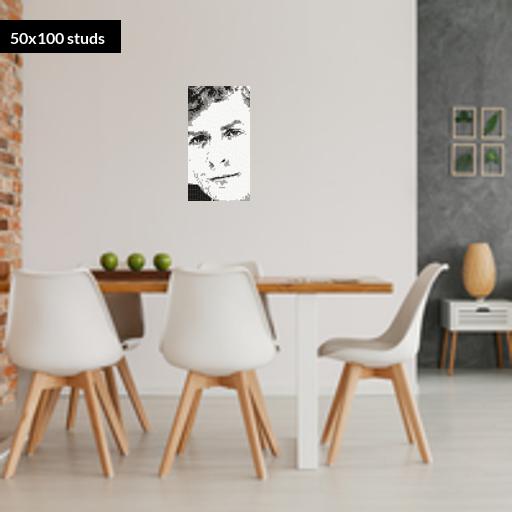 50*100studs, 40*80cm, 15.75*31.5inch