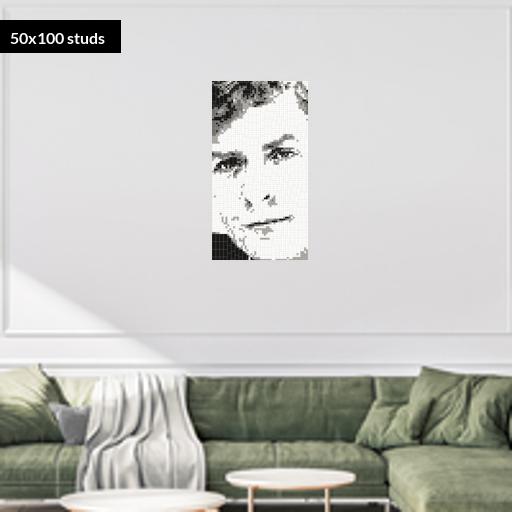 50*100studs, 40*80cm, 15.75*31.5inch