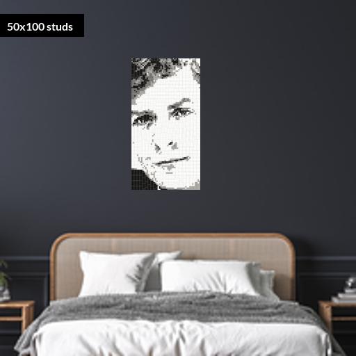 50*100studs, 40*80cm, 15.75*31.5inch