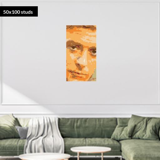 50*100studs, 40*80cm, 15.75*31.5inch