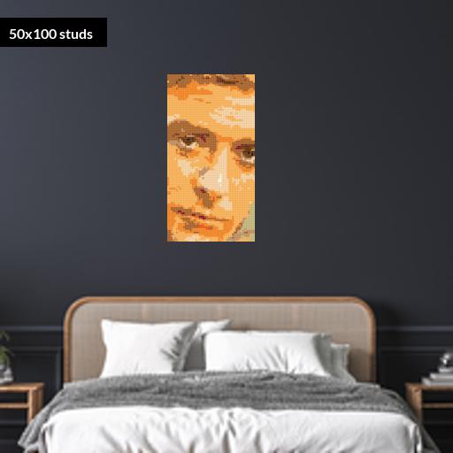 50*100studs, 40*80cm, 15.75*31.5inch