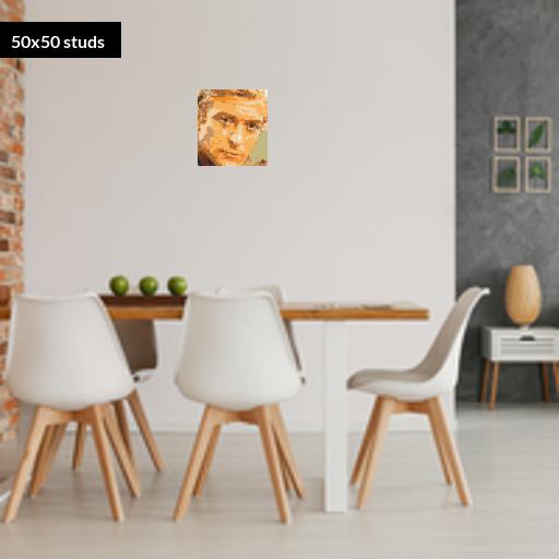 50*50studs, 40*40cm, 15.75*15.75inch