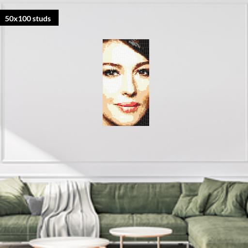 50*100studs, 40*80cm, 15.75*31.5inch