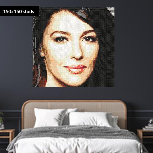 150*150studs, 120*120cm, 47.25*47.25inch
