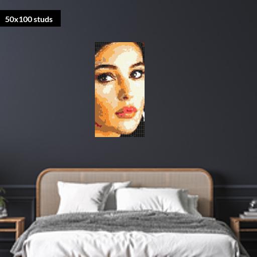 50*100studs, 40*80cm, 15.75*31.5inch