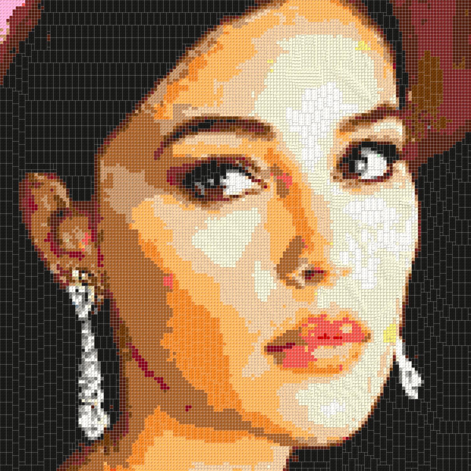 150*150studs, 120*120cm, 47.25*47.25inch