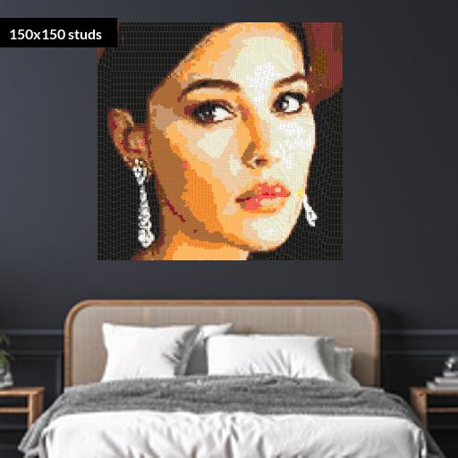 150*150studs, 120*120cm, 47.25*47.25inch
