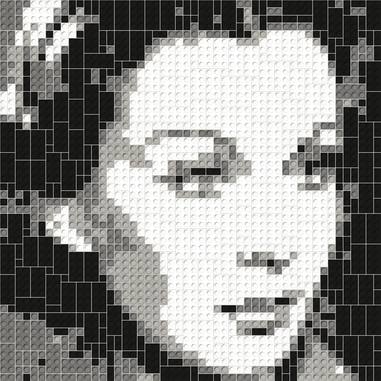 50*50studs, 40*40cm, 15.75*15.75inch