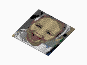 Custom Brick Mosaic