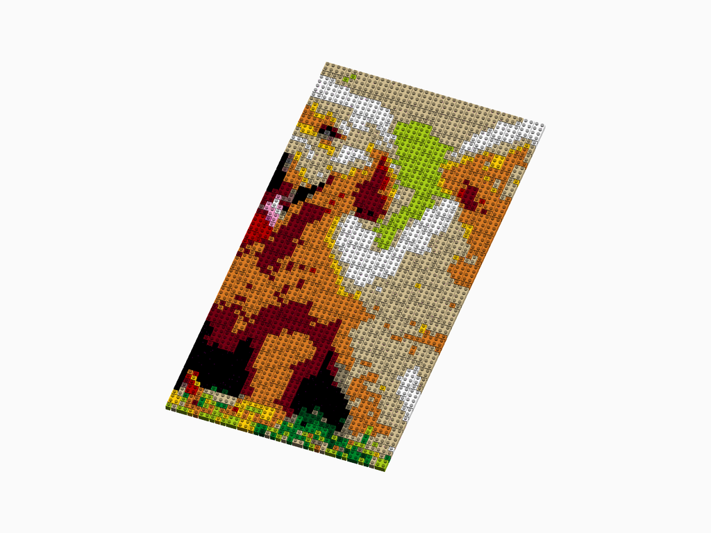 Custom Brick Mosaic