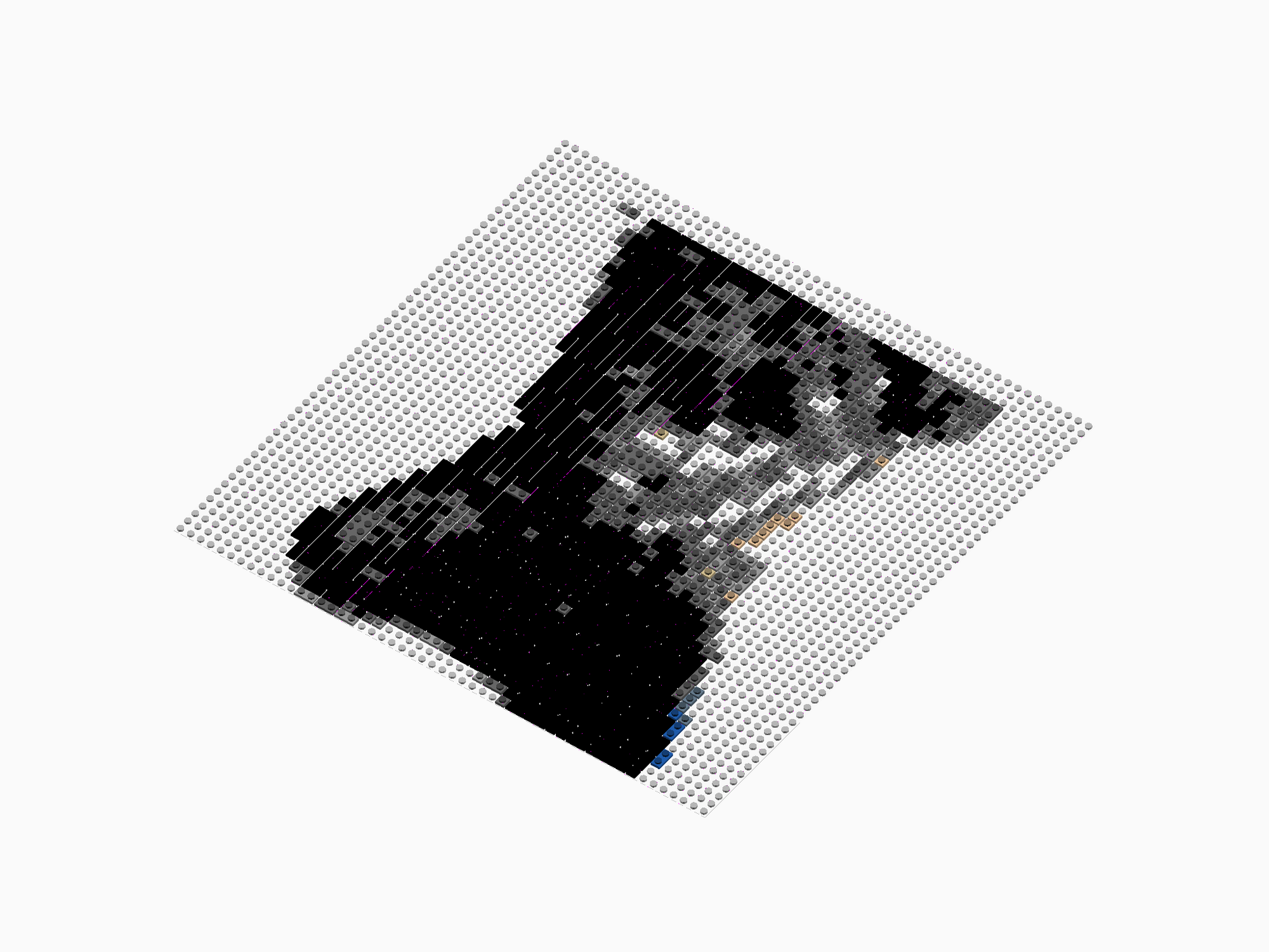 Custom Brick Mosaic