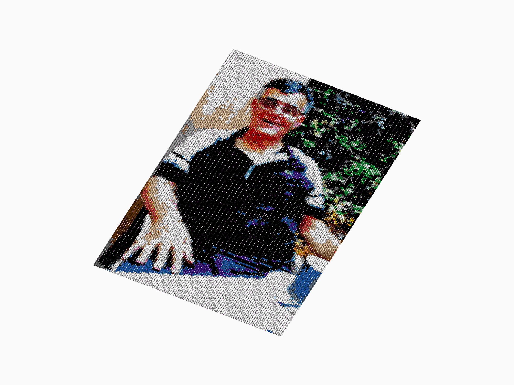 Custom Brick Mosaic