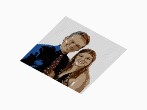 Custom Brick Mosaic