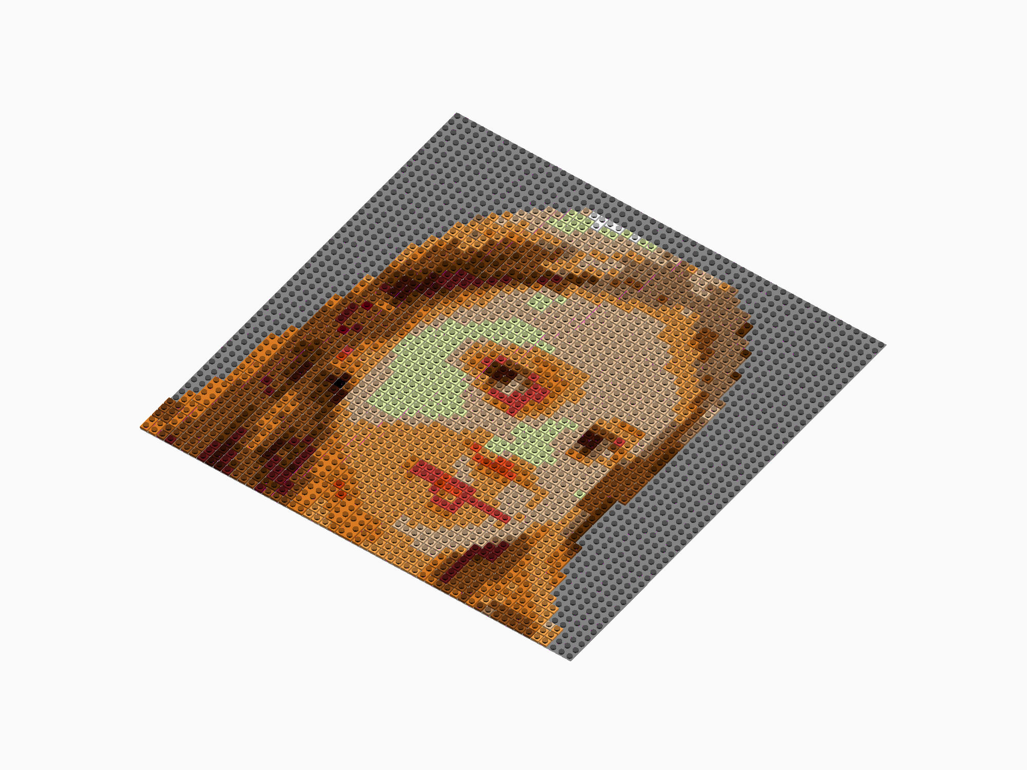 Custom Brick Mosaic