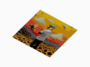 Custom Brick Mosaic