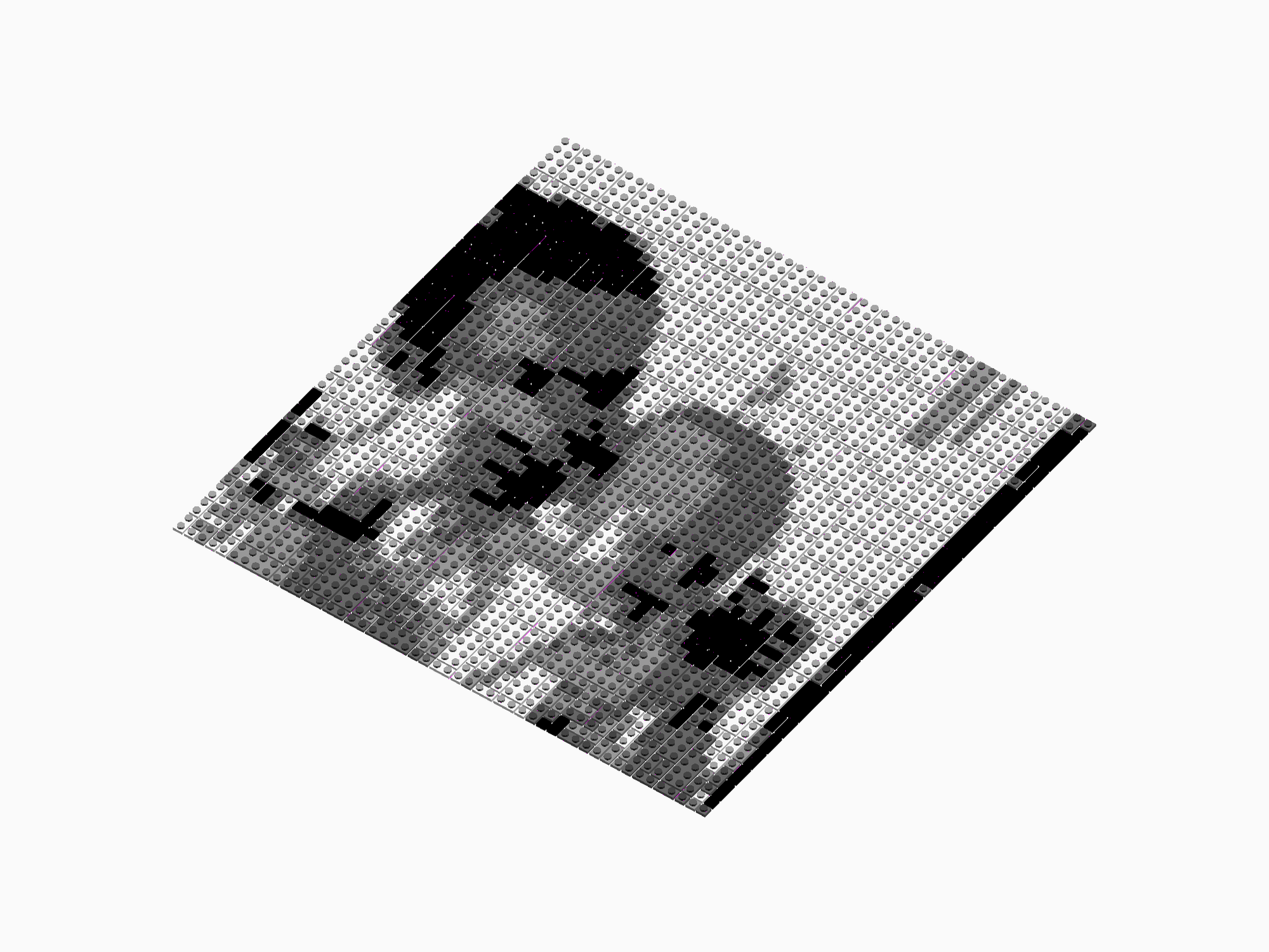 Custom Brick Mosaic