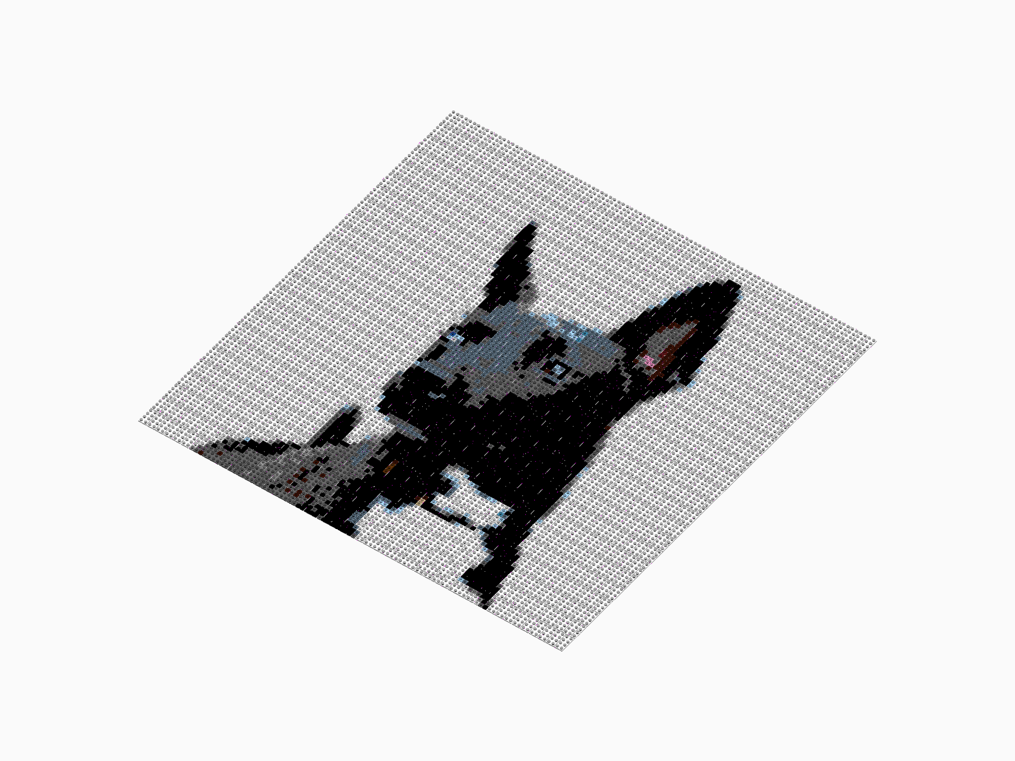 Custom Brick Mosaic