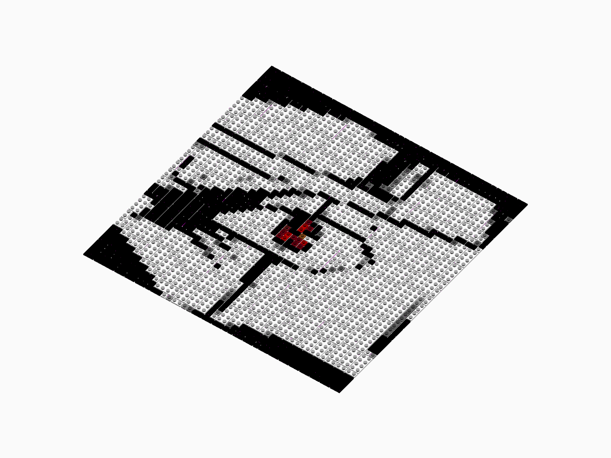 Custom Brick Mosaic