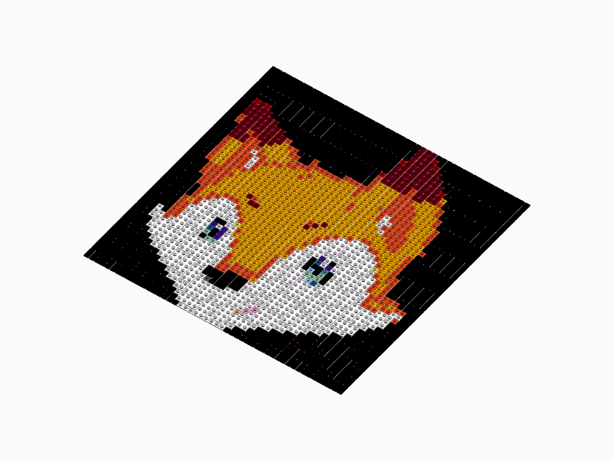 Custom Brick Mosaic